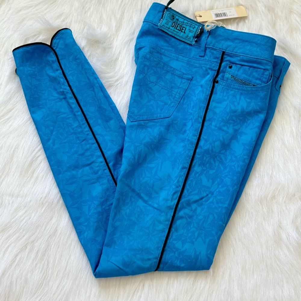 Diesel Womens Blue pants Vibrant Denim Size 25